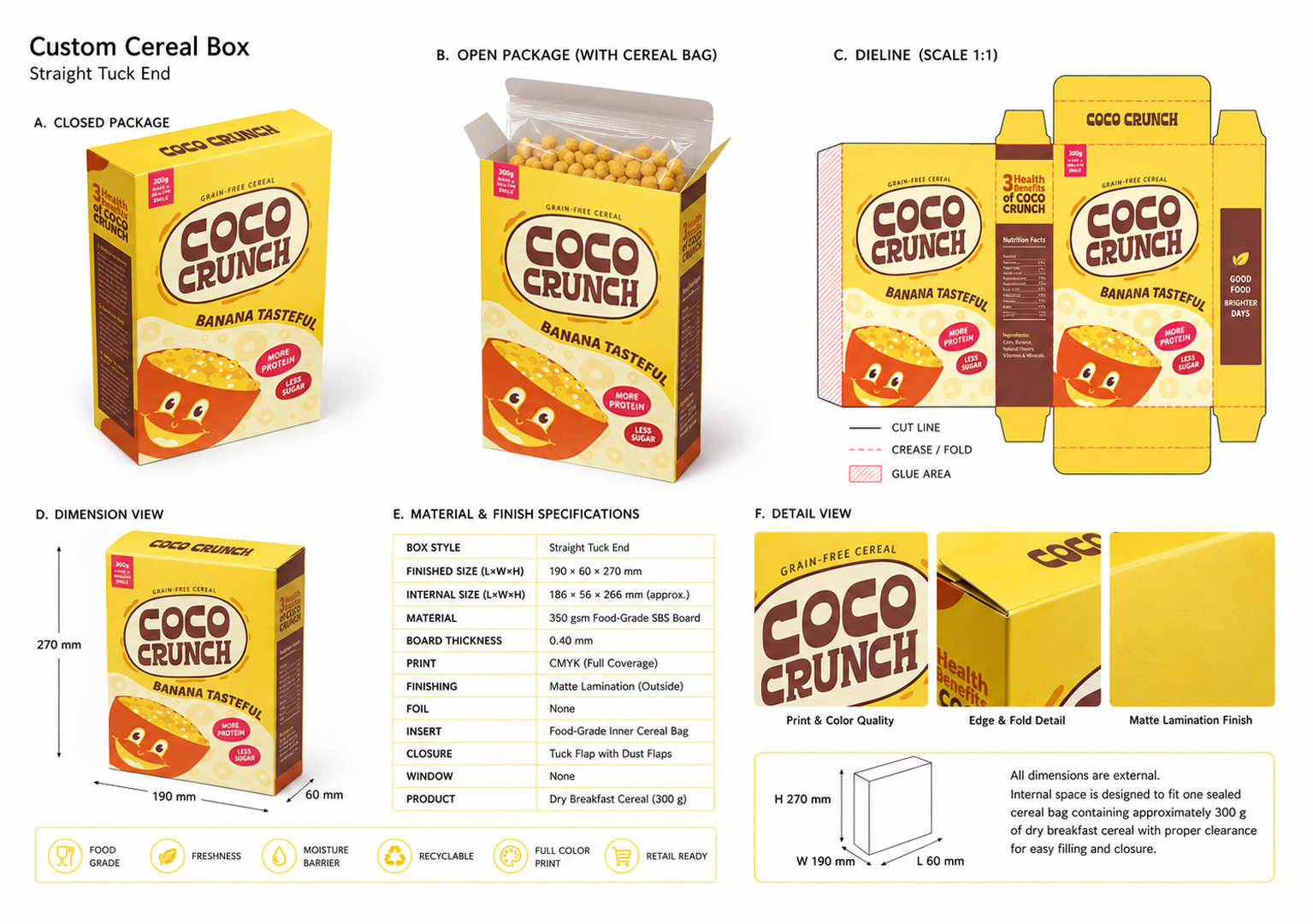 Custom Cereal Boxes - BoxesMe NYC